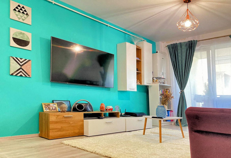 Apartament cu 2 camere, 42 mp, zona Grand Hotel Italia