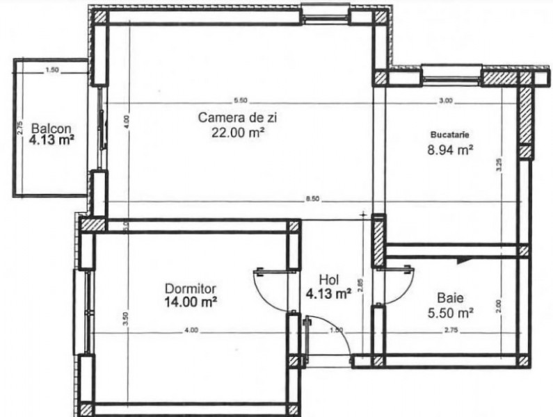 Apartament cu 2 camere, decomandate, 55 mp, strada Terra, zona Terra Gardens.