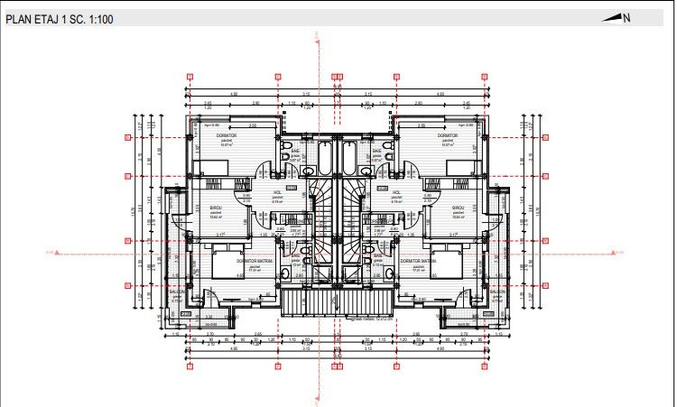 Casa cu 4 camere tip duplex, Floresti, zona Cetatea Fetei