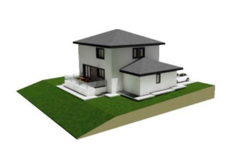 Casa individuala de vanzare in Chinteni, 120 mp utili+ 500 mp teren !