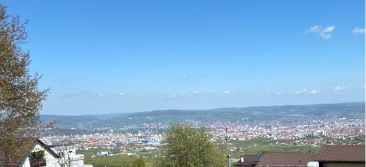 Teren cu PUZ APROBAT in Feleacu, view asupra orasului, 1845 mp !