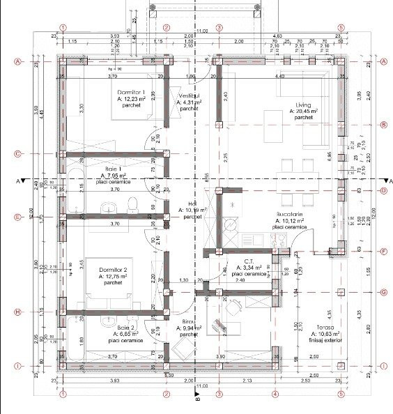 Teren autorizar, 500 mp, front stradal 18,41 ml Tureni